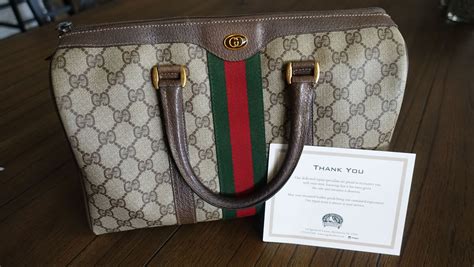 gucci wallet care|repairing vintage Gucci handbag.